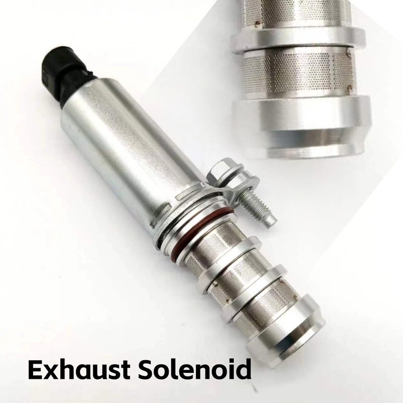 FREPURDO VVT Solenoid Intake & Exhaust Camshaft Position Actuator for Chevy Equinox GMC Terrain 2.4L 2010-2017 | 2-Piece Kit | Replaces GM 12655420 12655421 | Engine Variable Valve Timing Solenoids - Image 2